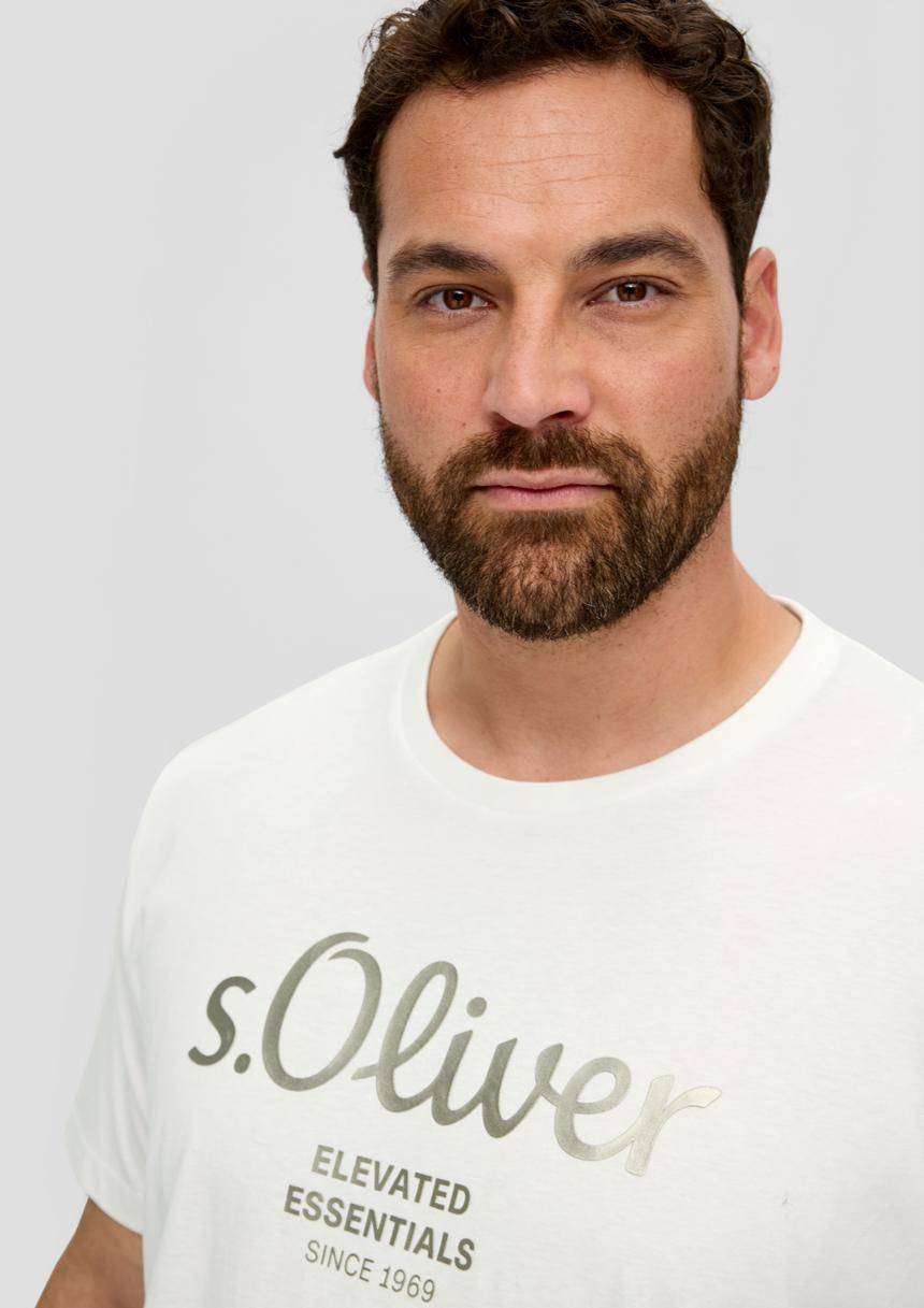 S.Oliver T-Shirt Mit Label-Print