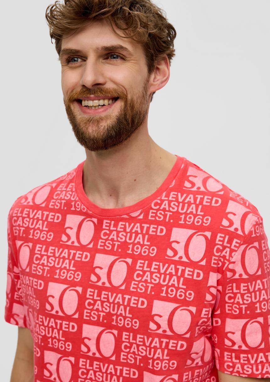 S.Oliver T-Shirt Mit Logo-Print