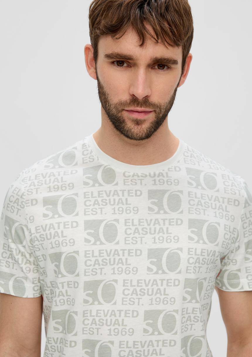 S.Oliver T-Shirt Mit Logo-Print