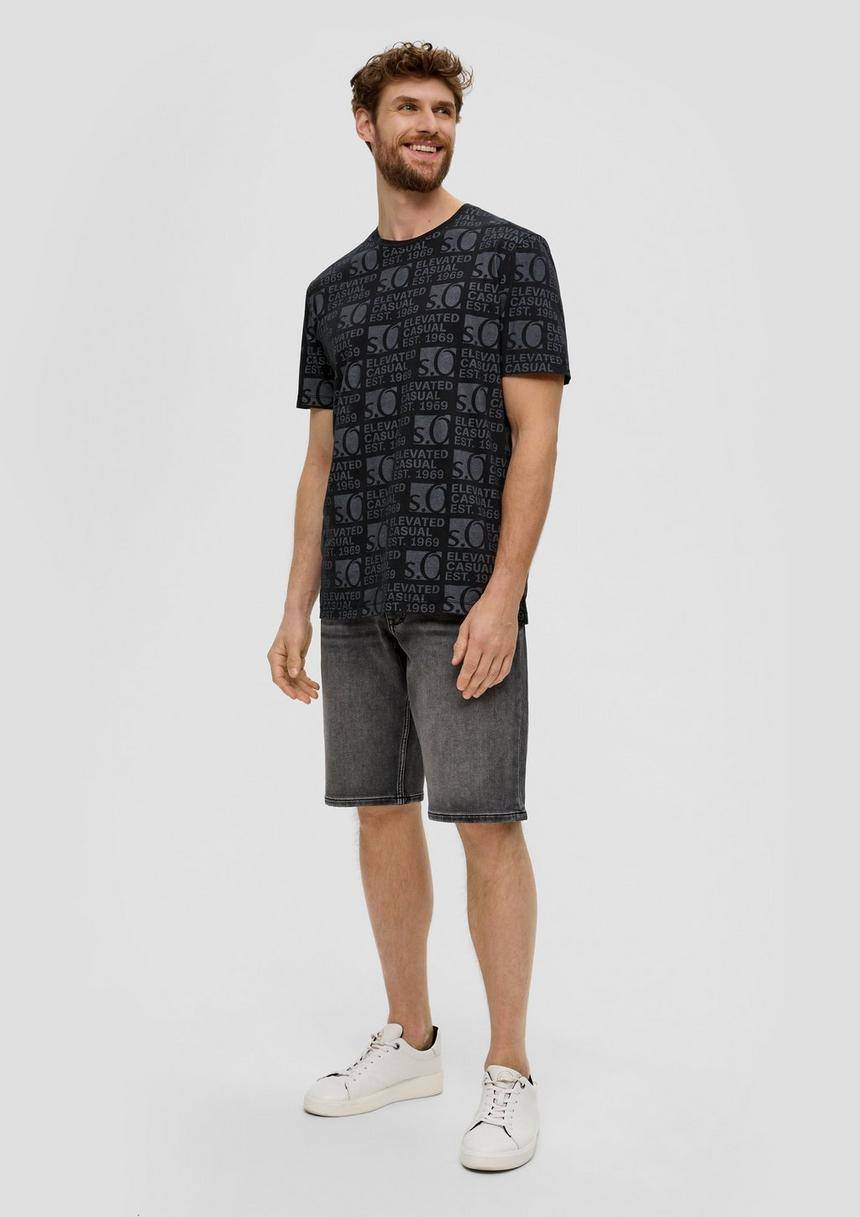 S.Oliver T-Shirt Mit Logo-Print