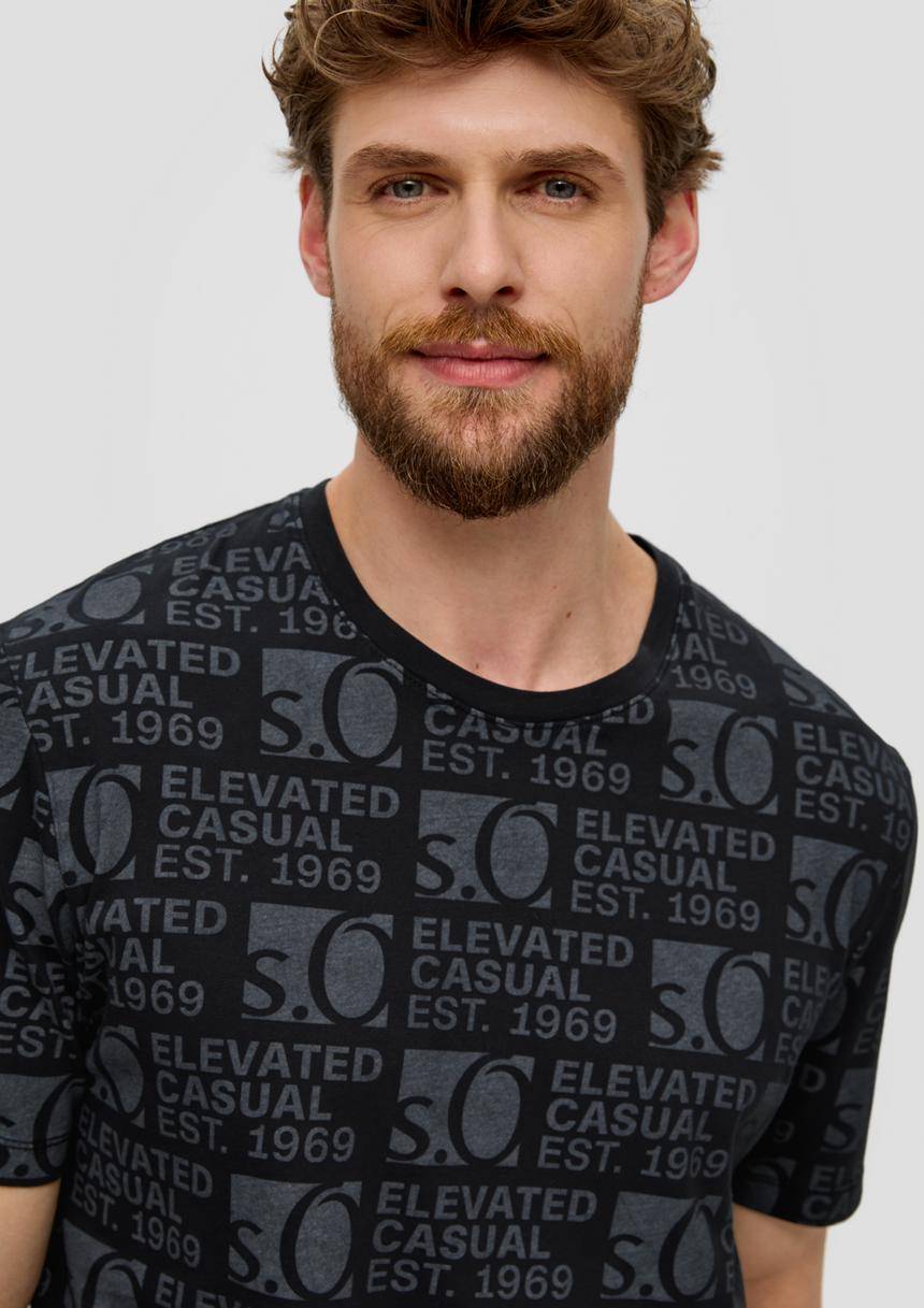 S.Oliver T-Shirt Mit Logo-Print