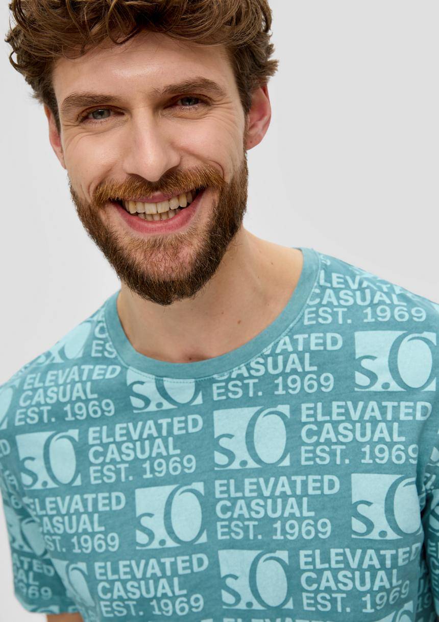 S.Oliver T-Shirt Mit Logo-Print
