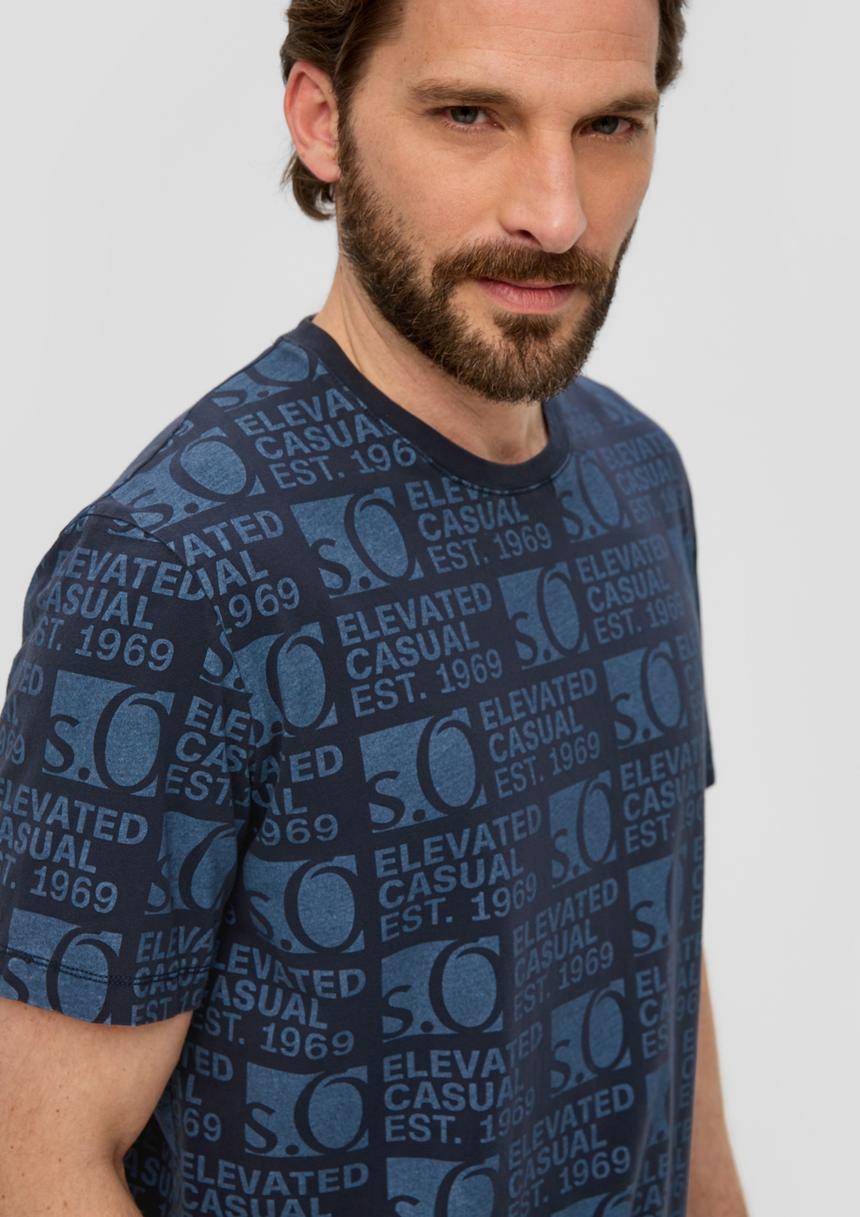 S.Oliver T-Shirt Mit Logo-Print