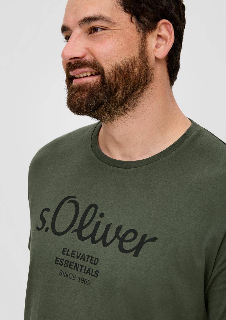 S.Oliver T-Shirt Mit Logo-Print