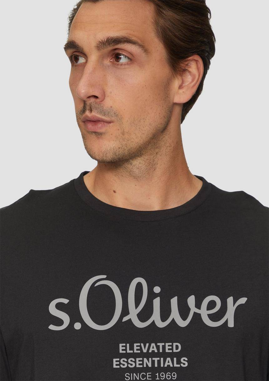 S.Oliver T-Shirt Mit Logo-Print
