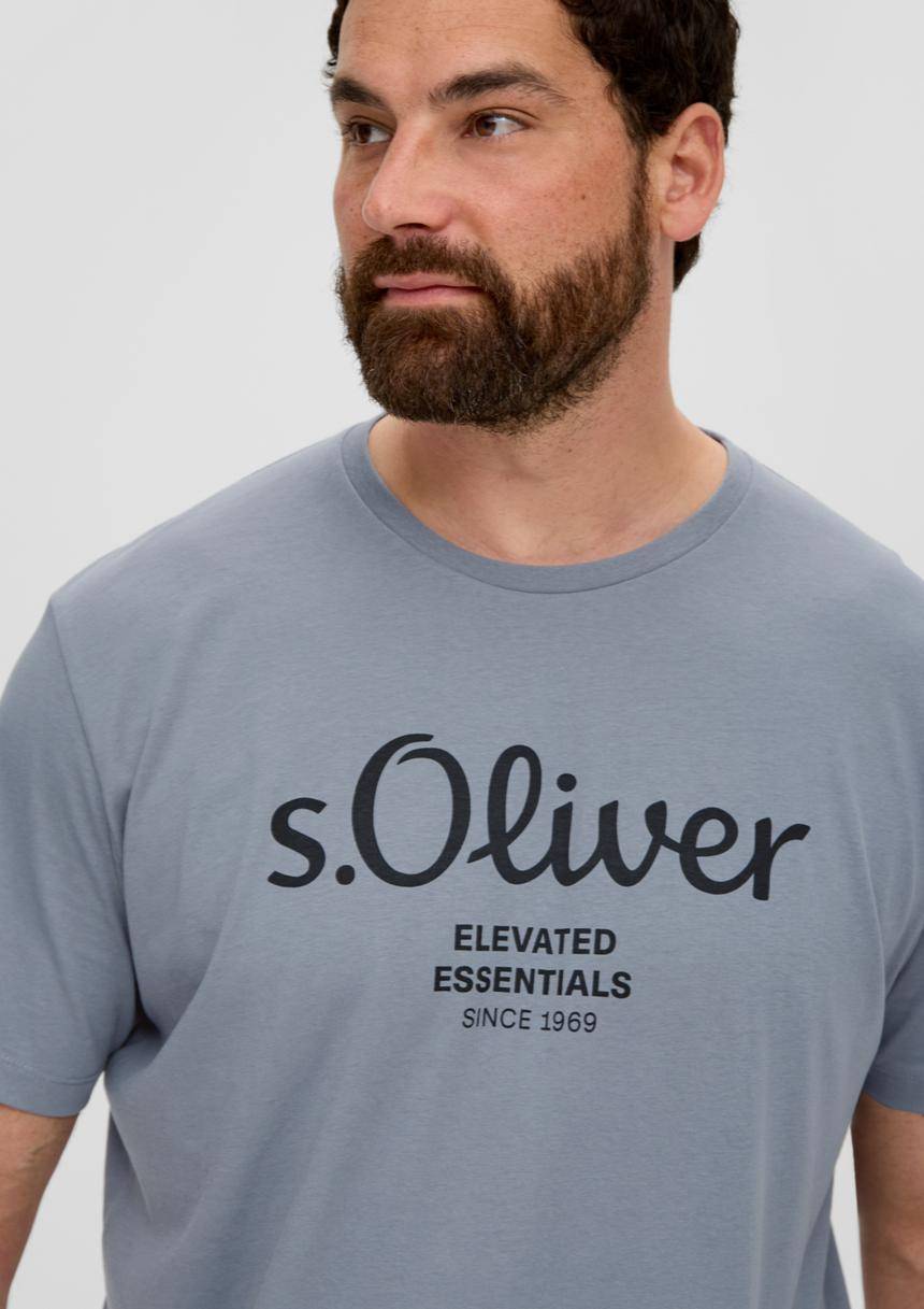 S.Oliver T-Shirt Mit Logo-Print