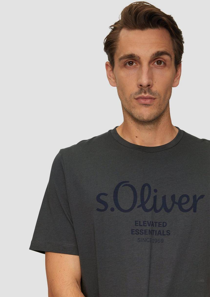 S.Oliver T-Shirt Mit Logo-Print