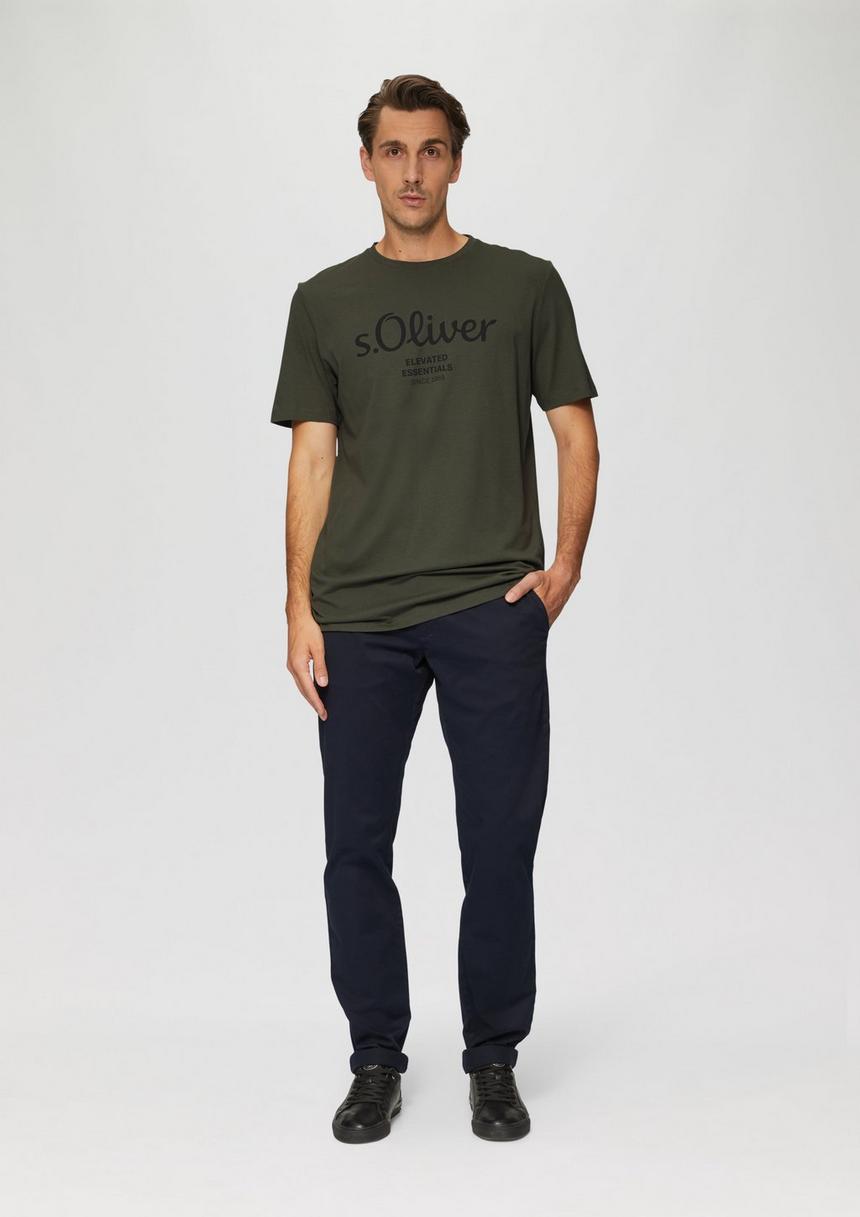 S.Oliver T-Shirt Mit Logo-Print
