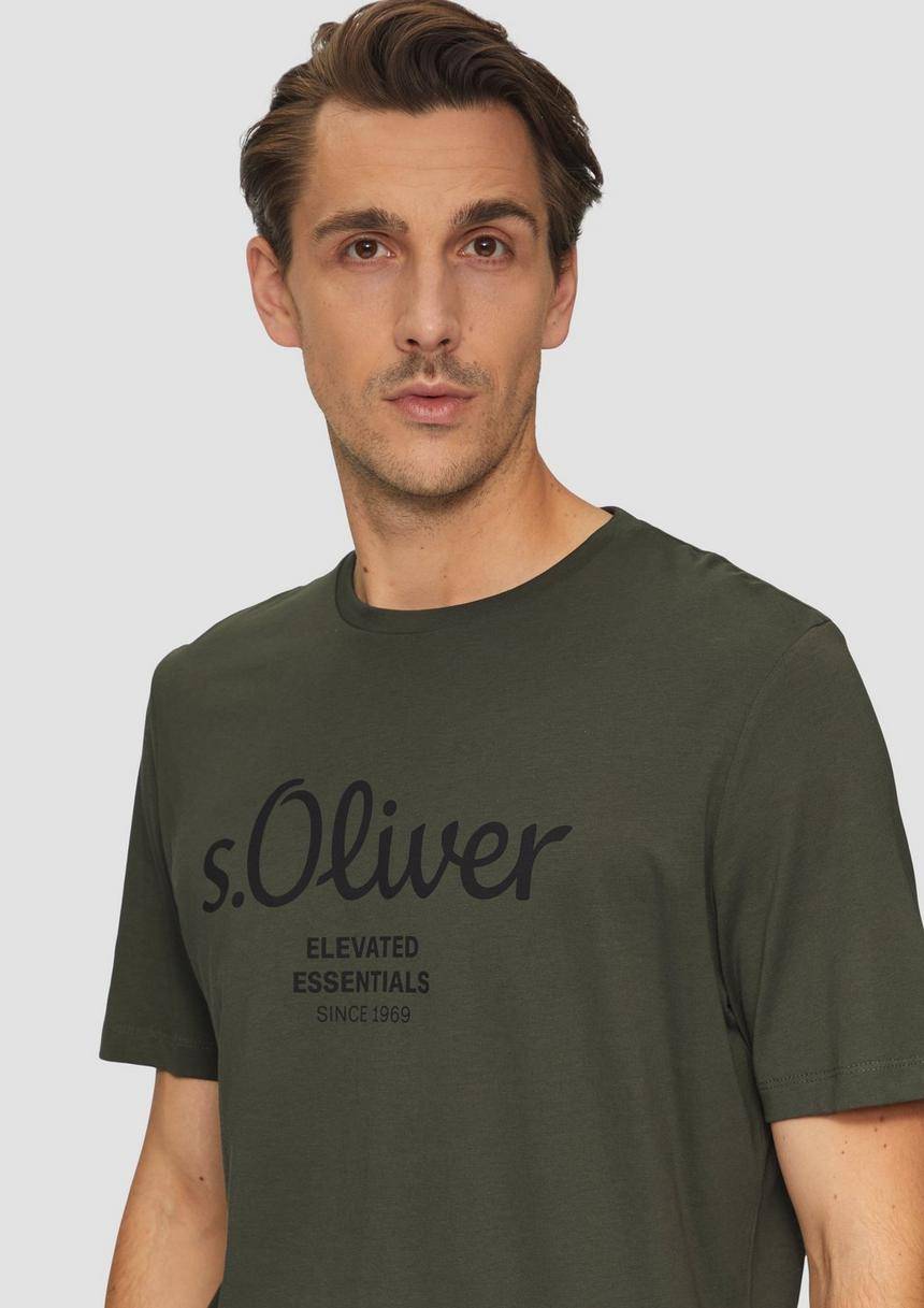 S.Oliver T-Shirt Mit Logo-Print