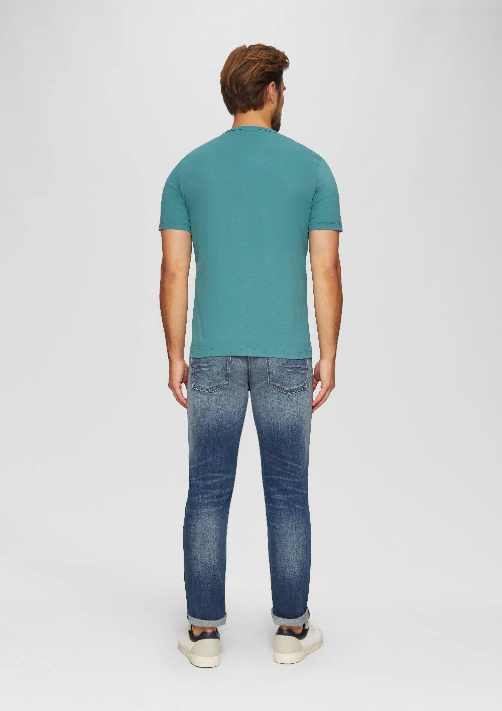 S.Oliver T-Shirt Mit Logostickerei