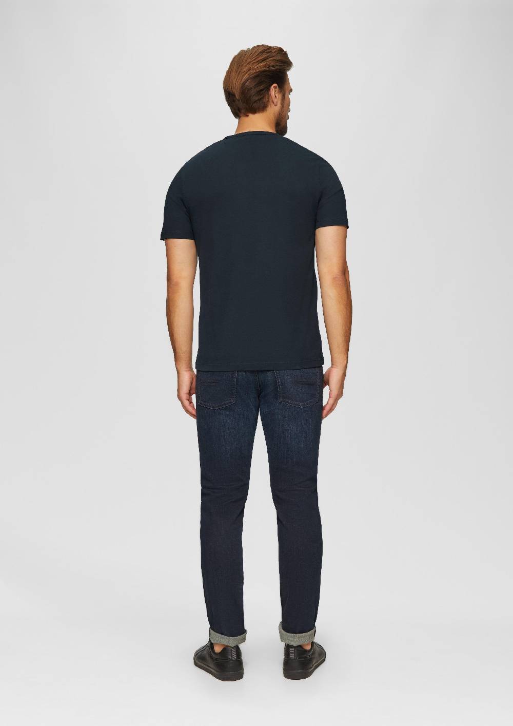 S.Oliver T-Shirt Mit Logostickerei