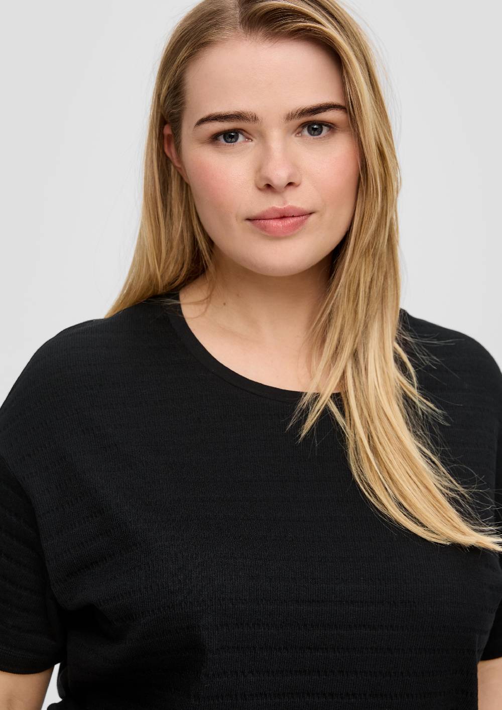 S.Oliver T-Shirt Mit Musterstruktur