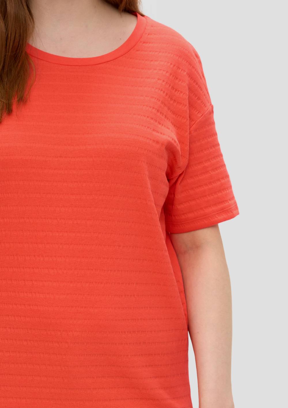 S.Oliver T-Shirt Mit Musterstruktur