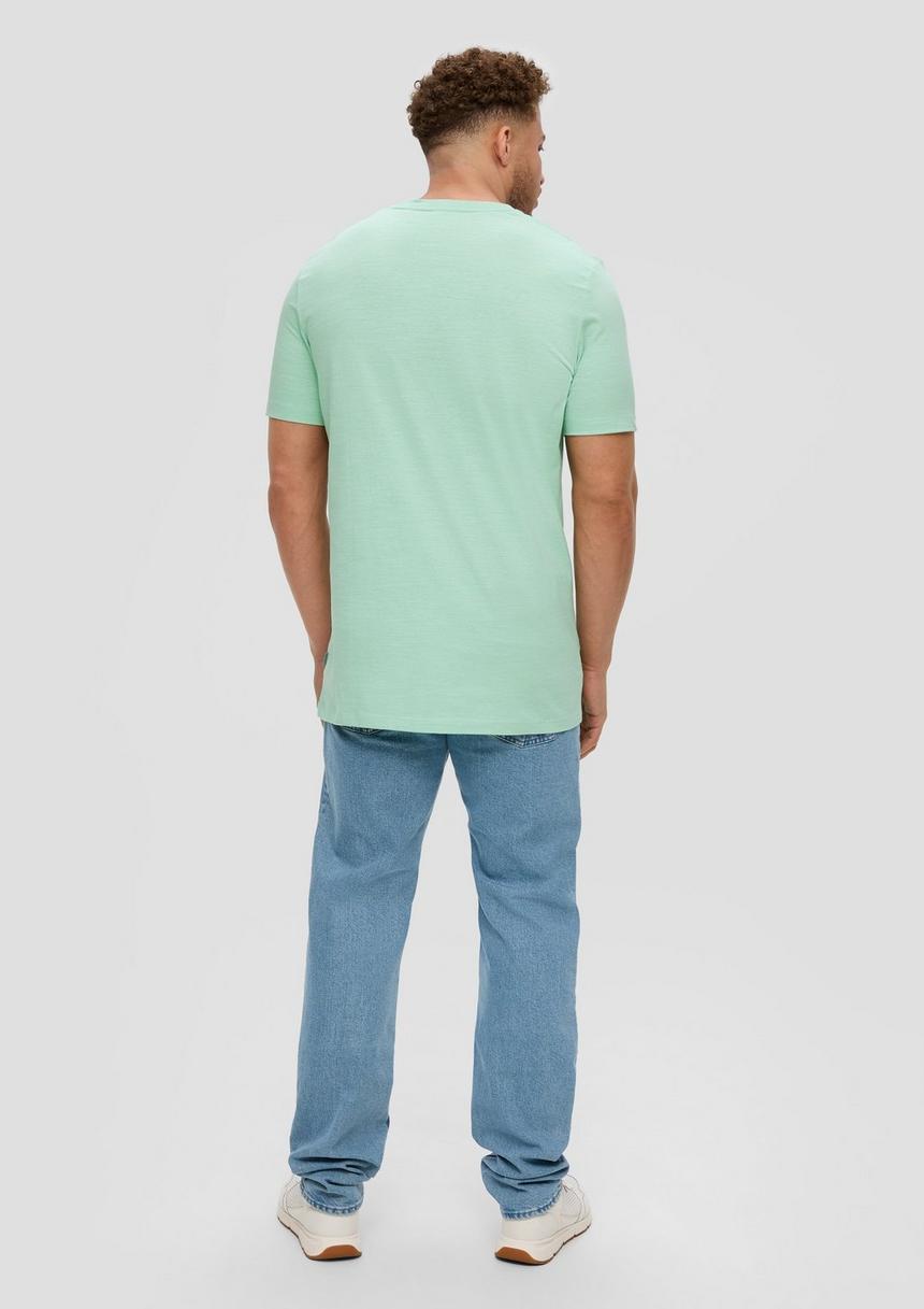 S.Oliver T-Shirt Mit Rundhals-Ausschnitt
