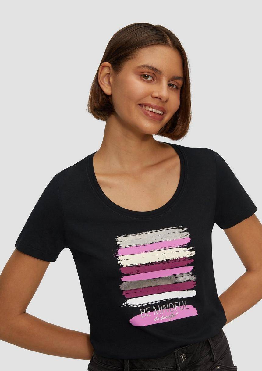 S.Oliver T-Shirt Mit Schriftprint