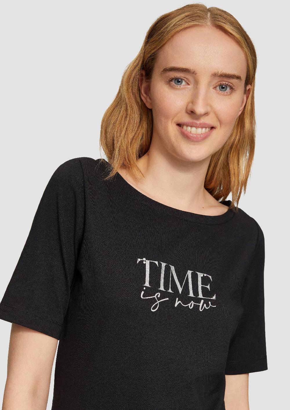 S.Oliver T-Shirt Mit Statement-Print