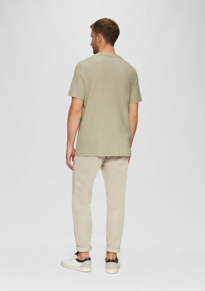 S.Oliver T-Shirt Mit Stickerei Aus Waffeljersey
