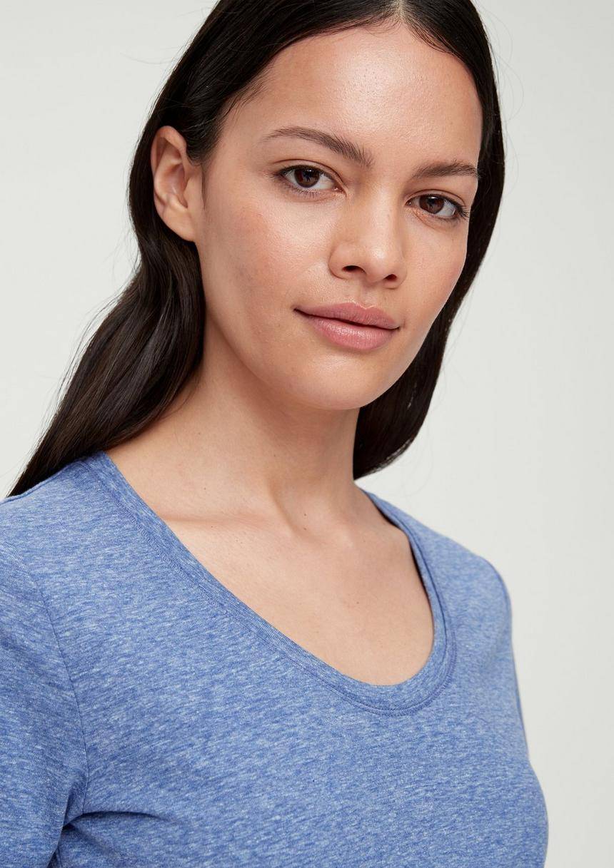 S.Oliver T-Shirt Mit U-Ausschnitt