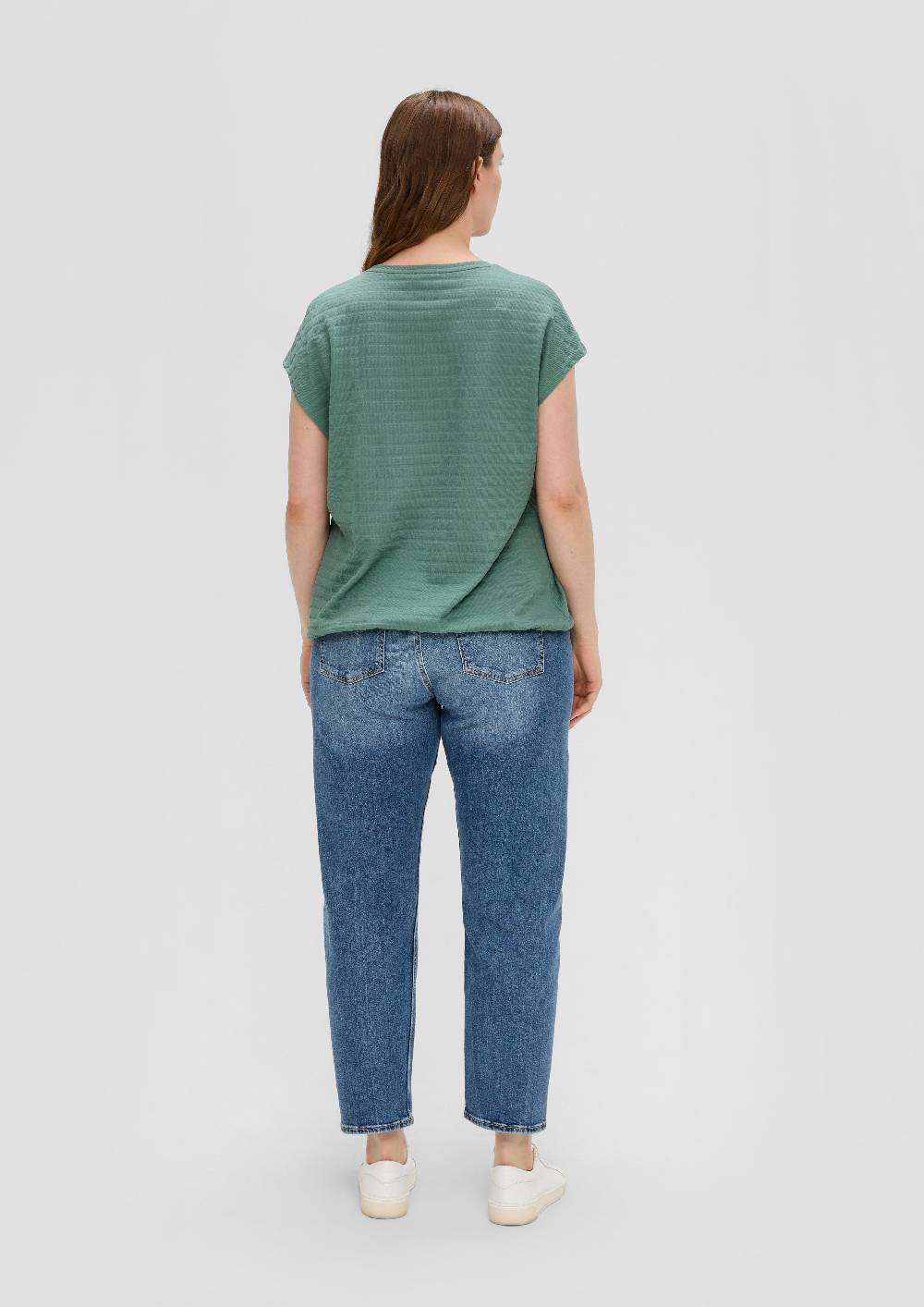 S.Oliver T-Shirt Mit überschnittenen Schultern