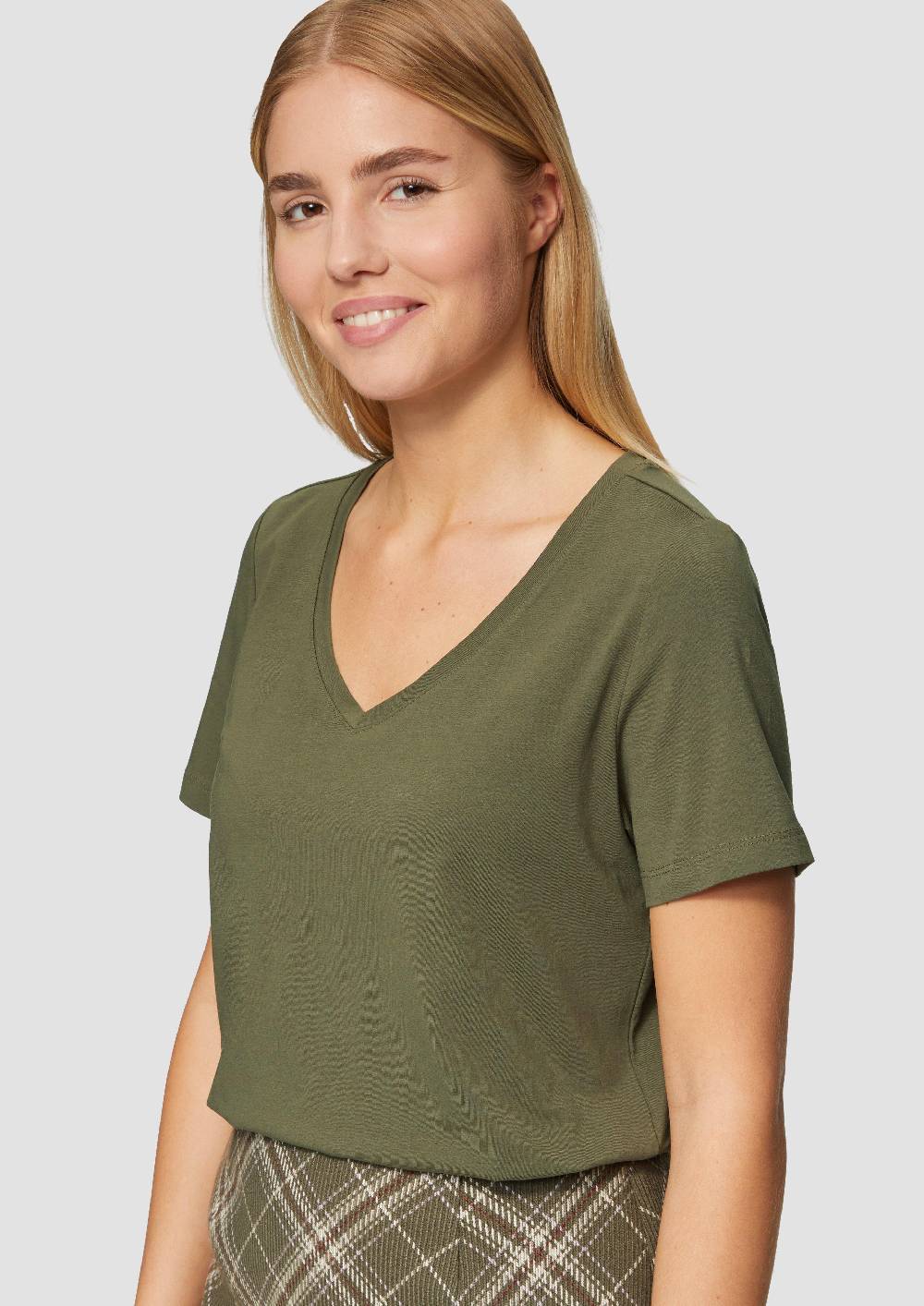 S.Oliver T-Shirt Mit V-Ausschnitt