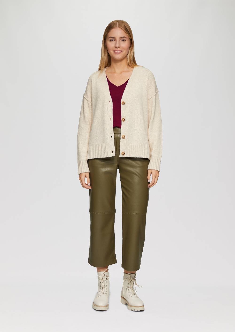 S.Oliver T-Shirt Mit V-Ausschnitt