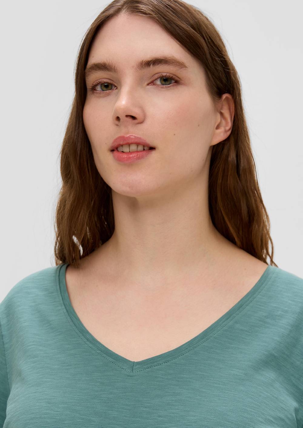 S.Oliver T-Shirt Mit V-Ausschnitt