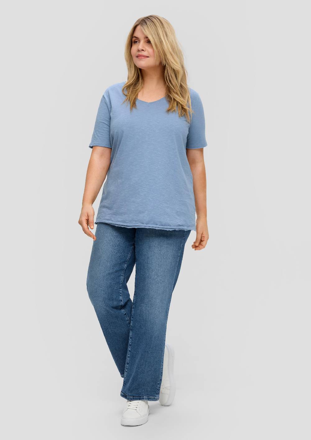 S.Oliver T-Shirt Mit V-Ausschnitt