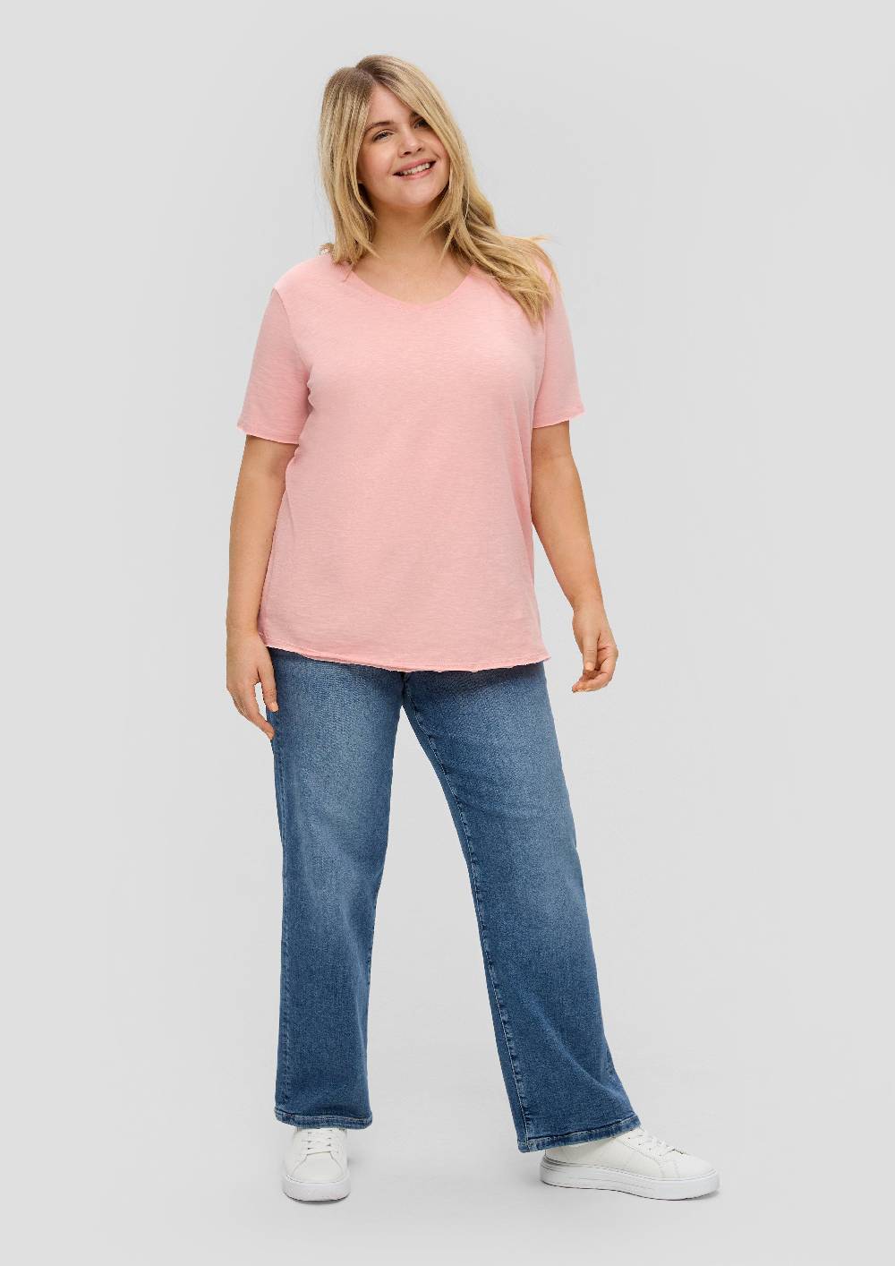 S.Oliver T-Shirt Mit V-Ausschnitt