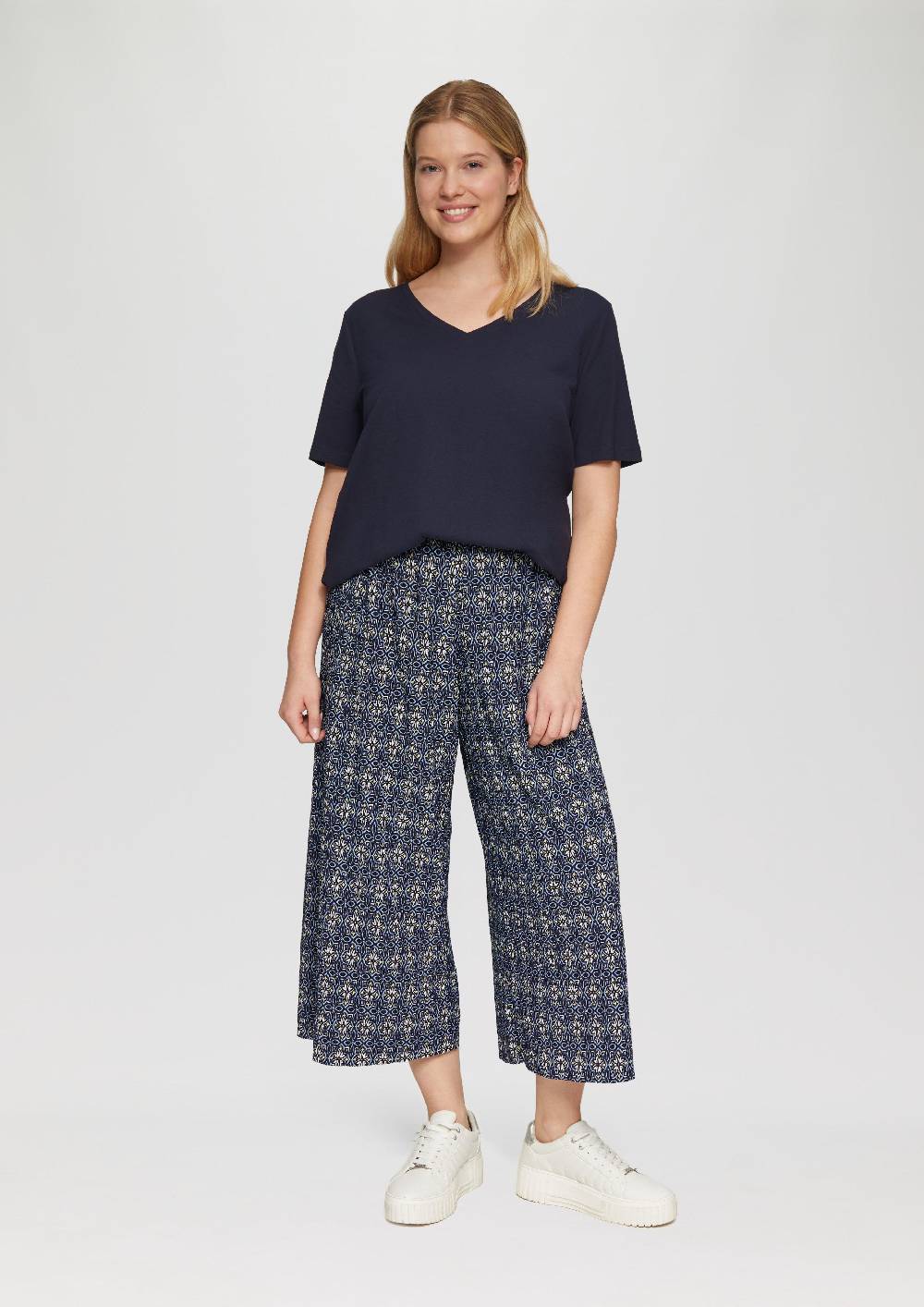 S.Oliver T-Shirt Mit V-Ausschnitt