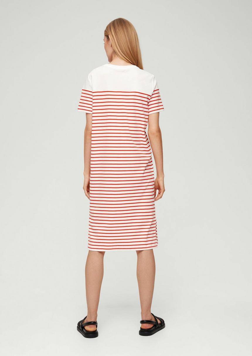 S.Oliver T-Shirtkleid Aus Reiner Baumwolle