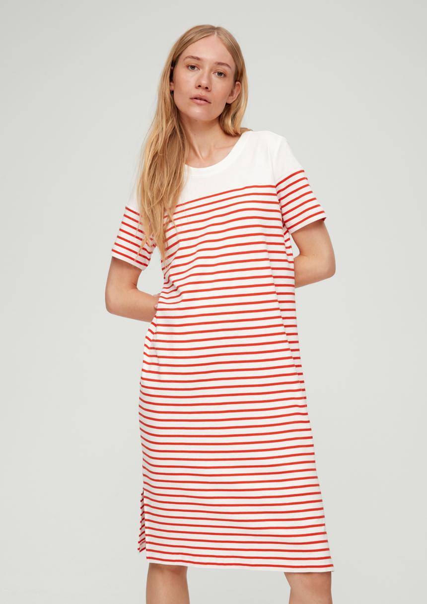 S.Oliver T-Shirtkleid aus reiner Baumwolle