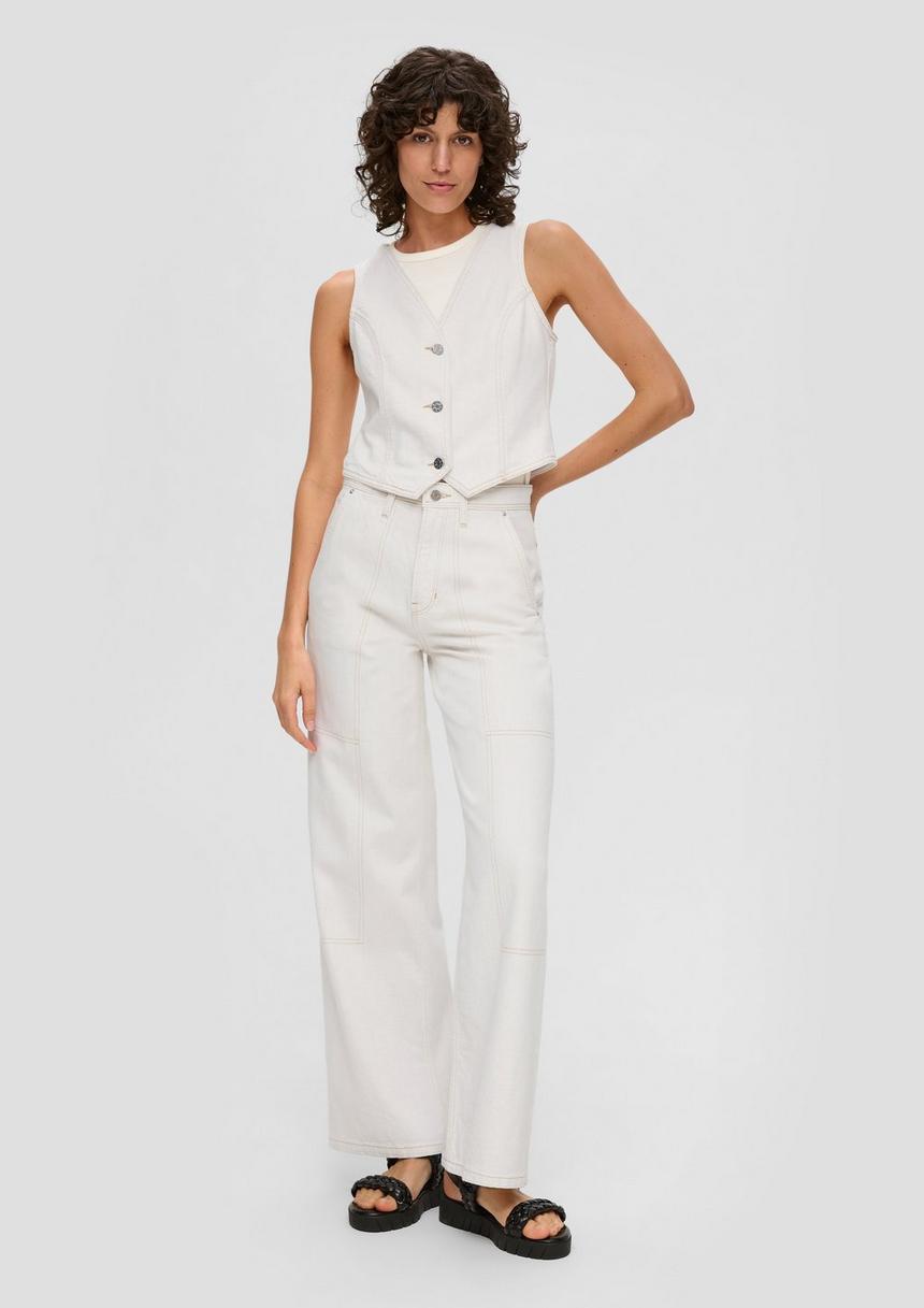 S.Oliver Taillierte Denim-Weste