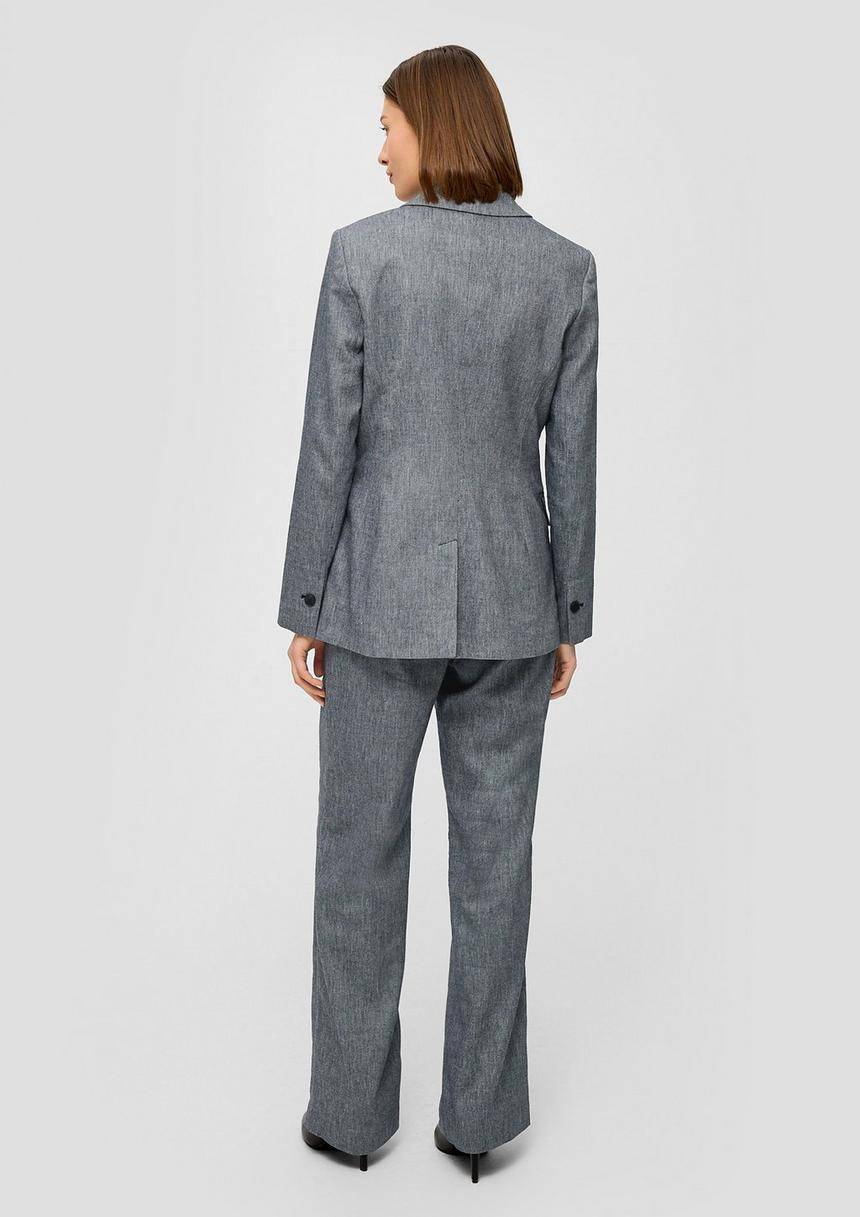 S.Oliver Taillierter Longblazer Aus Baumwollmix