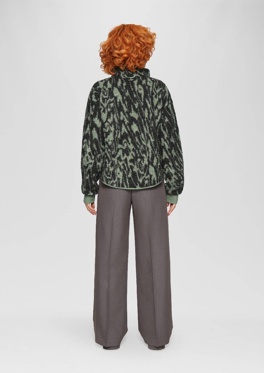 S.Oliver Teddyjacke Mit All-over-Print