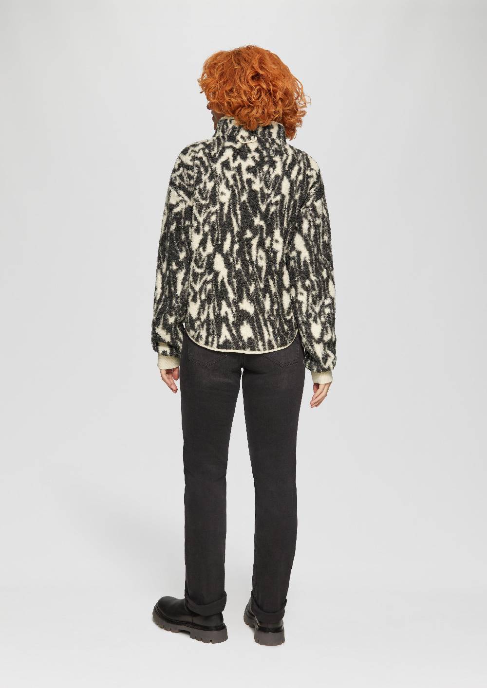 S.Oliver Teddyjacke Mit All-over-Print