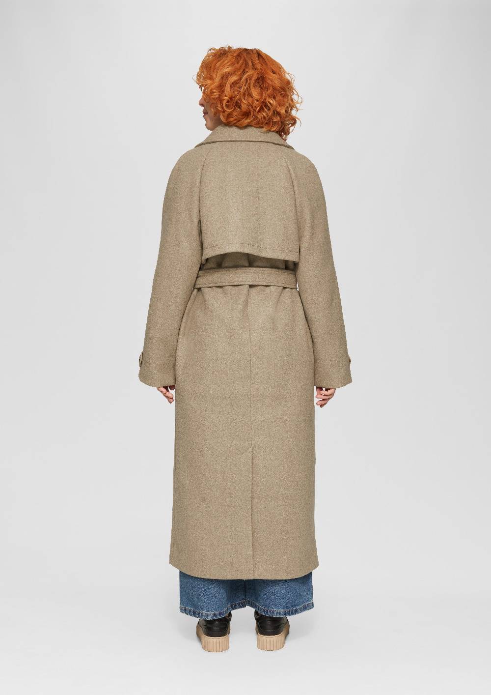 S.Oliver Trenchcoat In Wolloptik