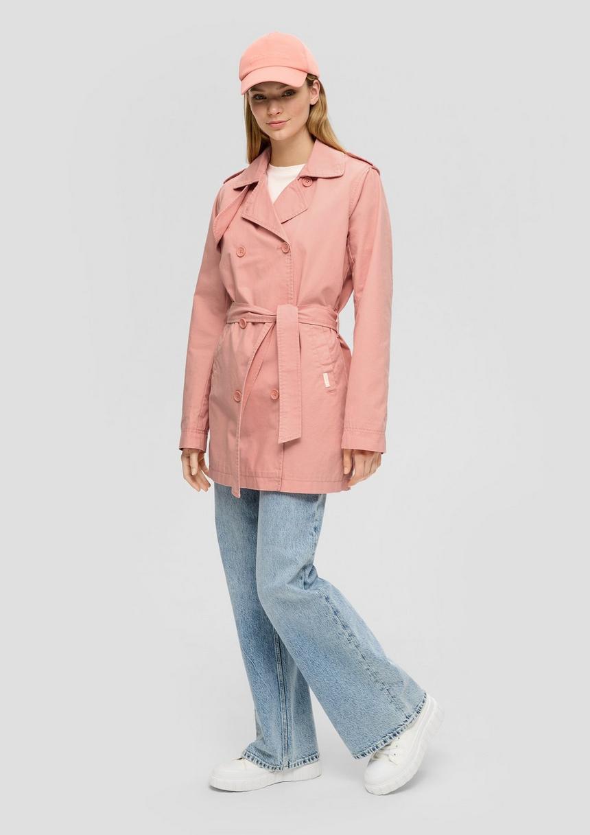 S.Oliver Trenchcoat Mit Bindegürtel