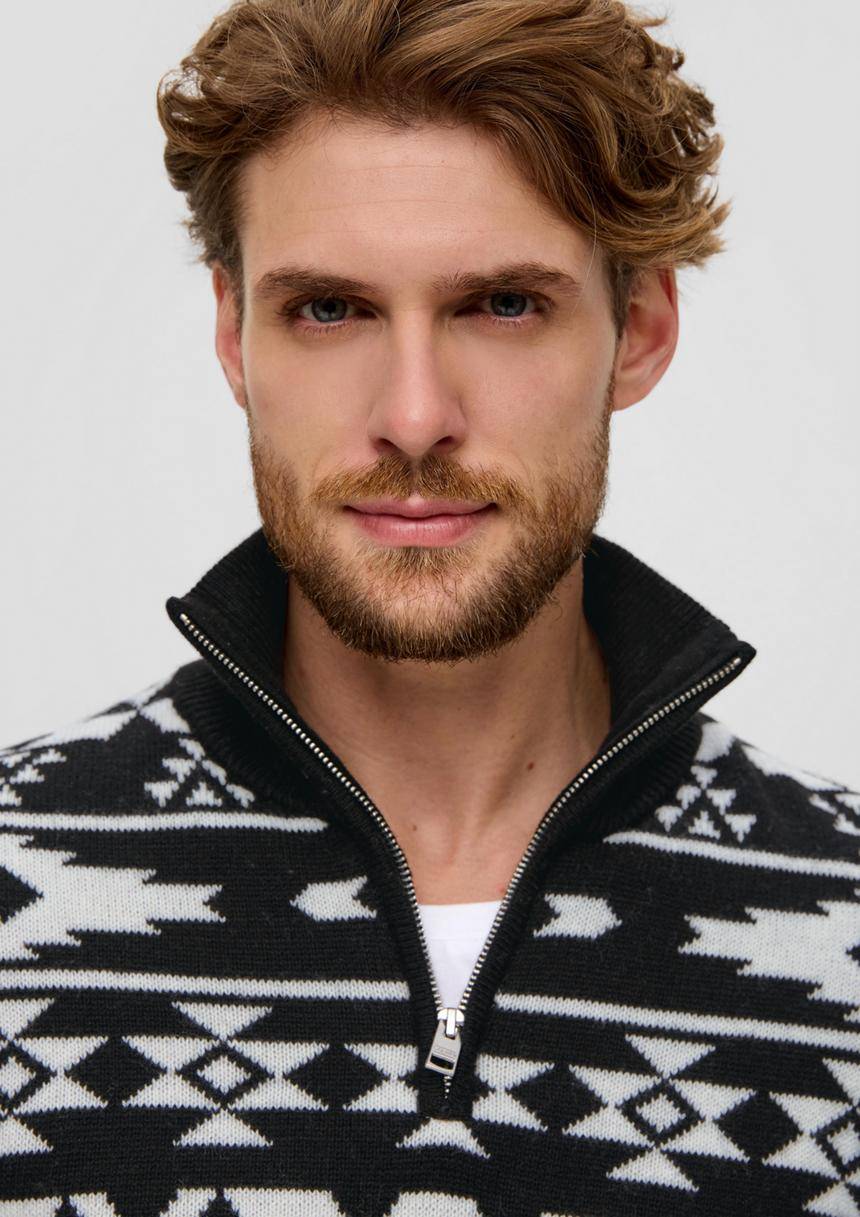 S.Oliver Troyer Mit Jacquard-Muster