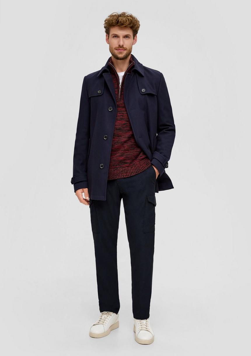 S.Oliver Troyer-Pullover Aus Moulinegarn