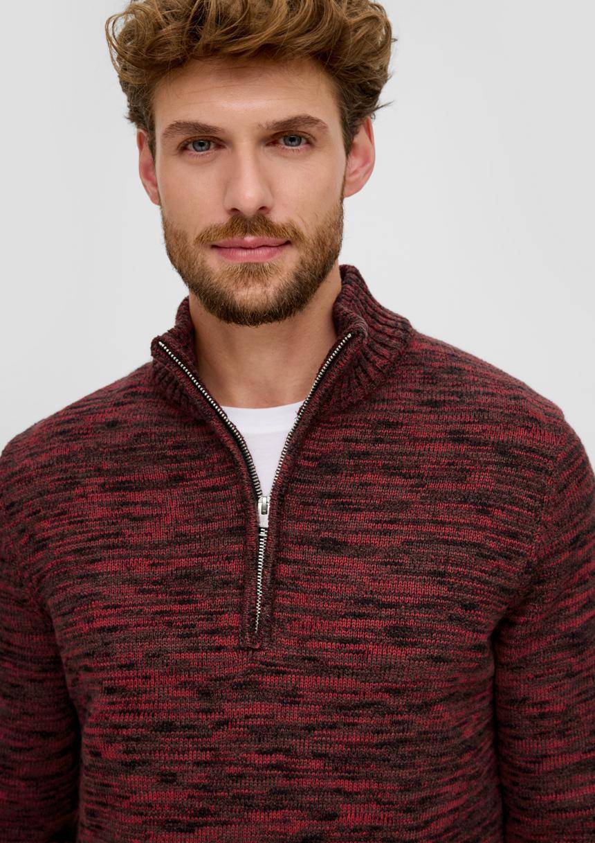 S.Oliver Troyer-Pullover Aus Moulinegarn