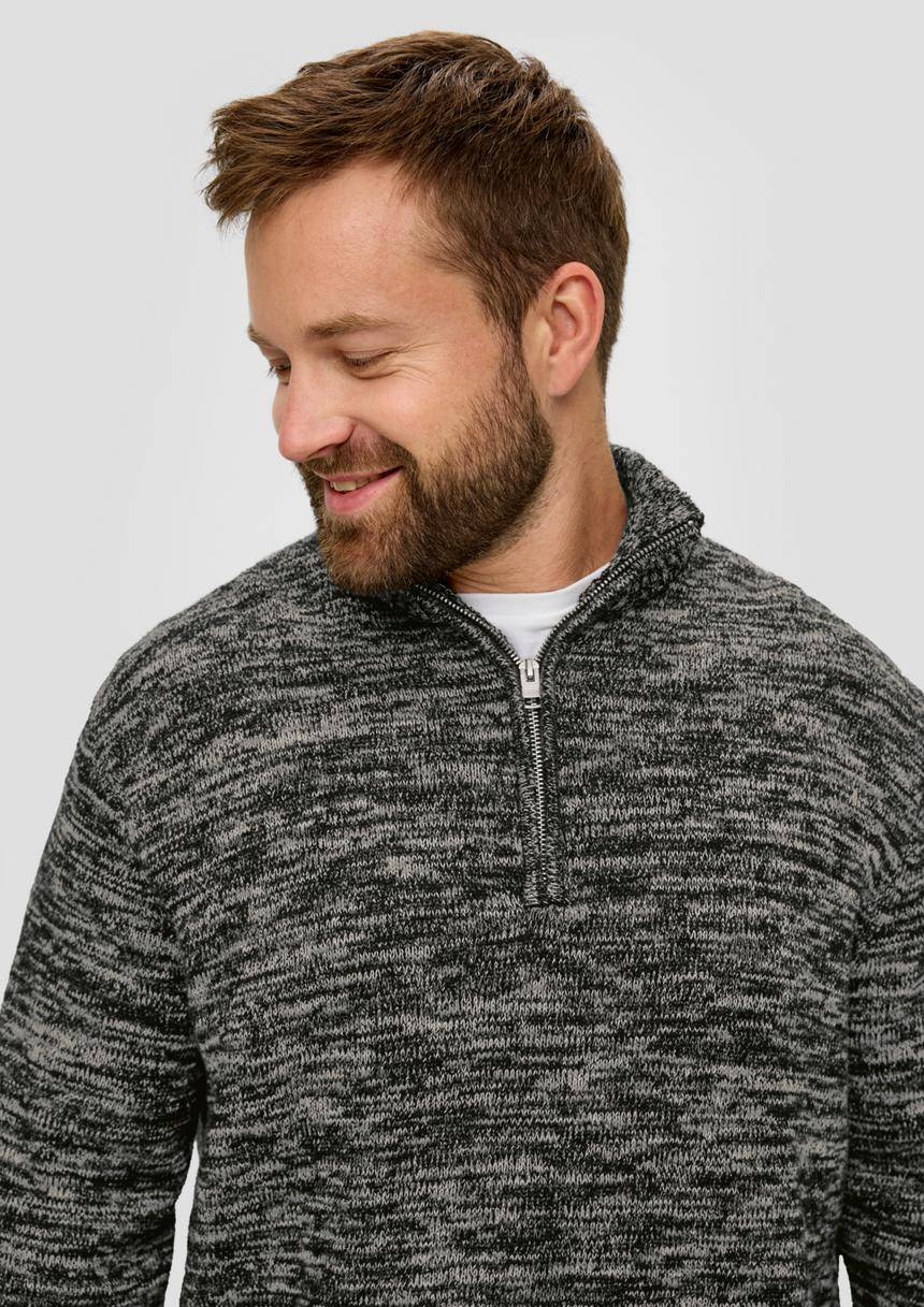 S.Oliver Troyer-Pullover Aus Moulinegarn