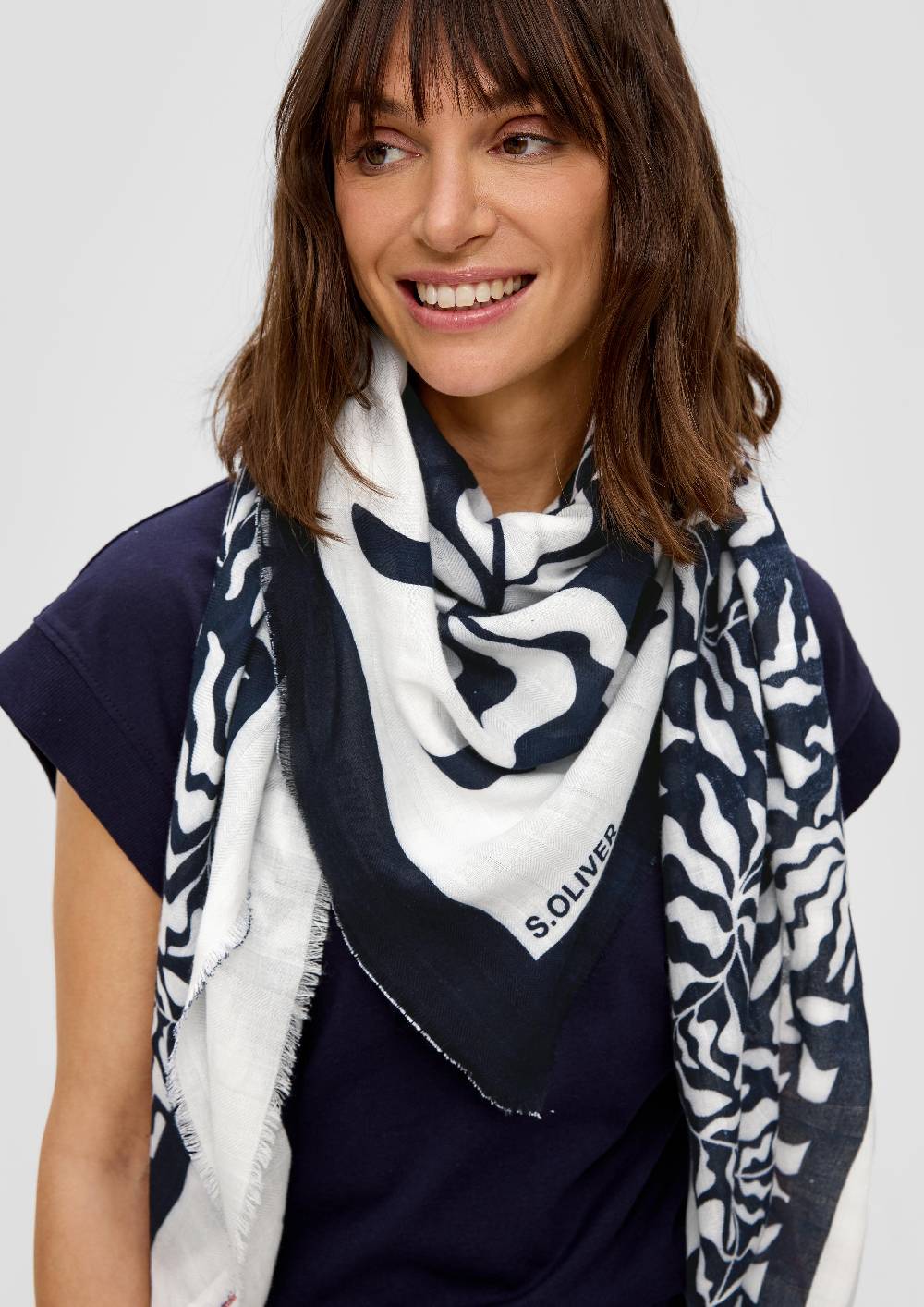 S.Oliver Tuch Mit All-over-Muster
