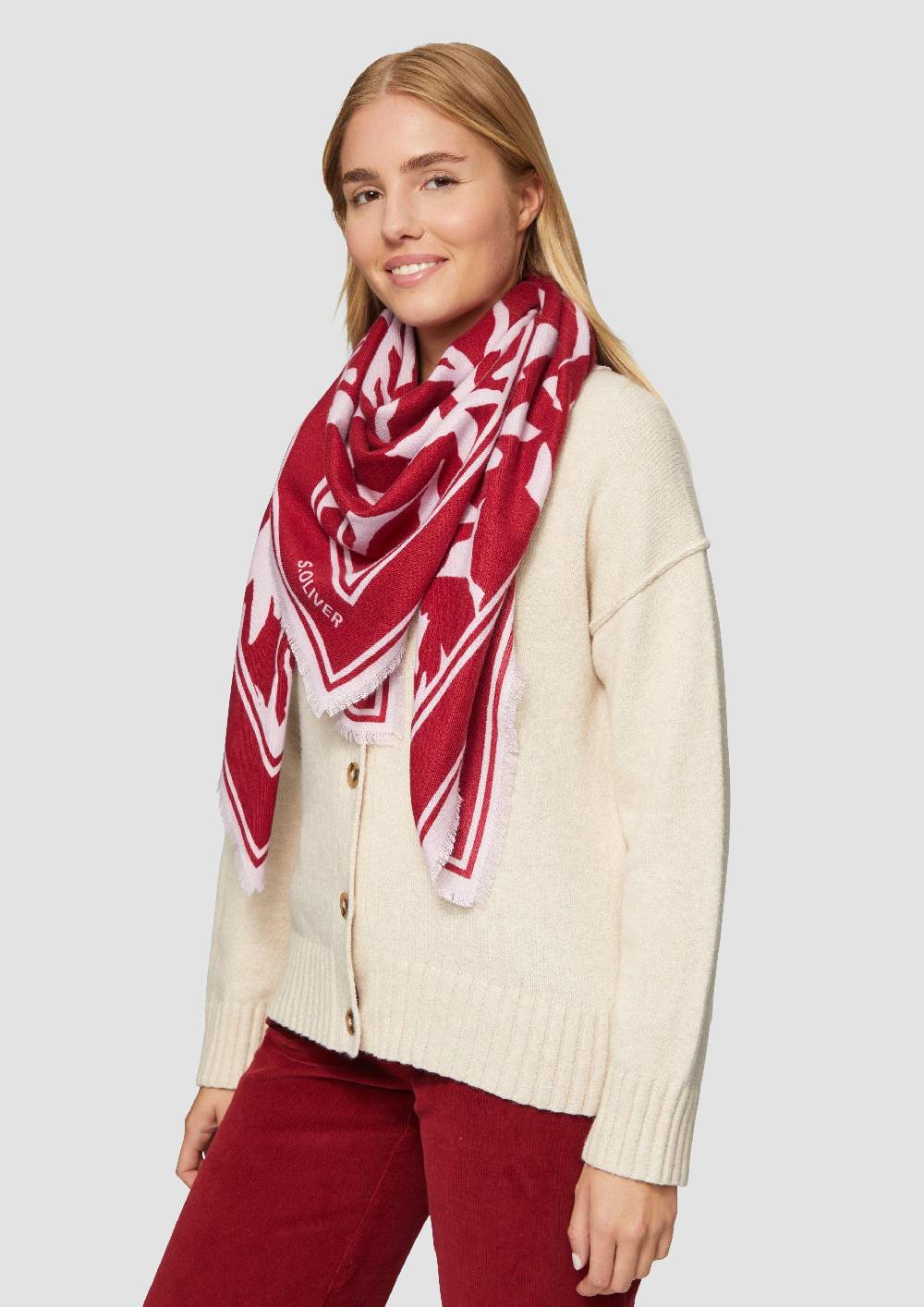 S.Oliver Tuch Mit All-over-Print