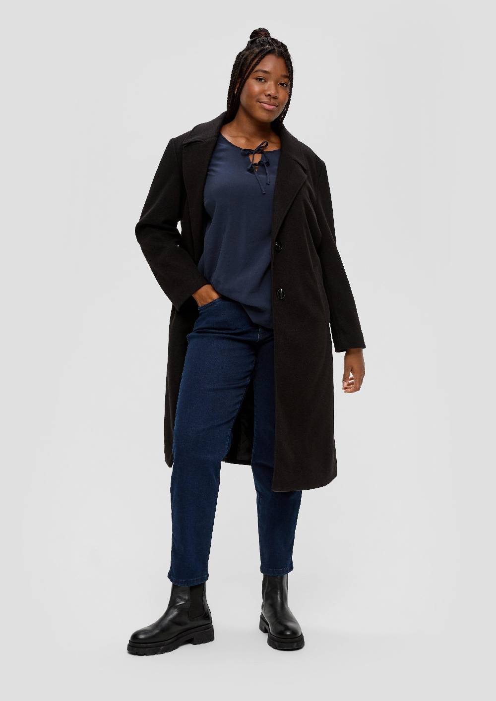 S.Oliver Tunikabluse Aus Modalmix