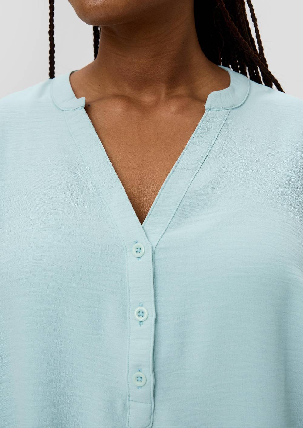 S.Oliver Tunikabluse Mit Halblangen Ärmeln