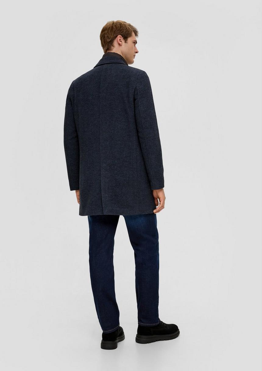 S.Oliver Tweed-Mantel Mit Herausnehmbarem Insert