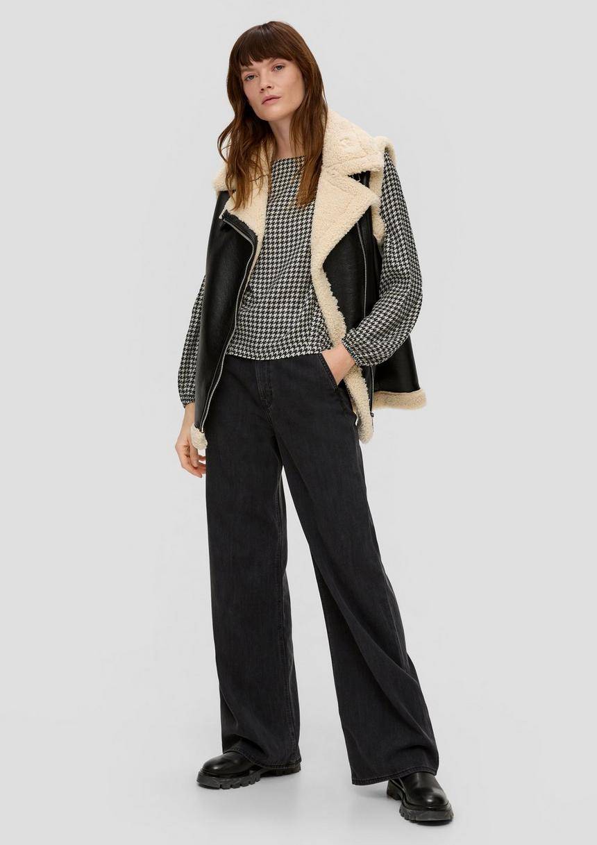 S.Oliver Twillbluse Aus Viskosemix