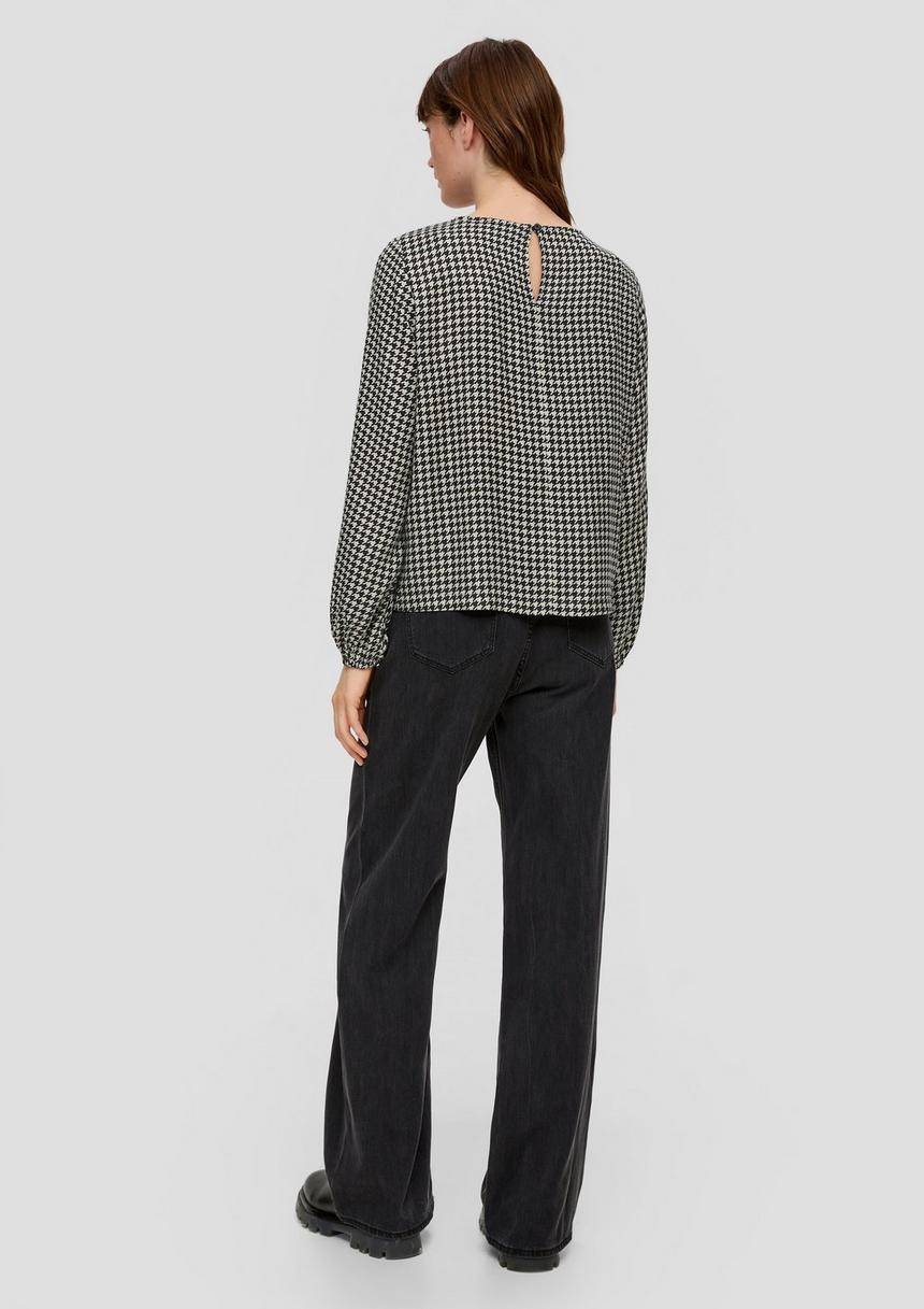 S.Oliver Twillbluse Aus Viskosemix