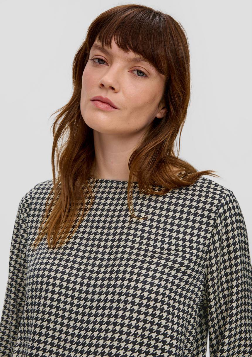 S.Oliver Twillbluse Aus Viskosemix