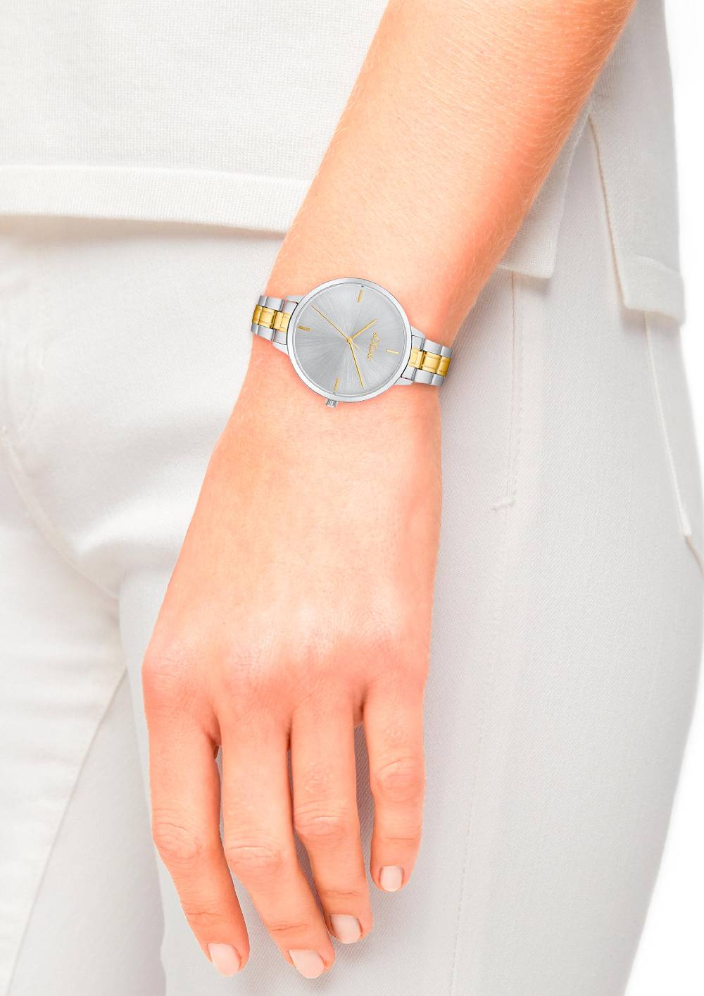 S.Oliver Uhr Mit Zweifarbigem Armband